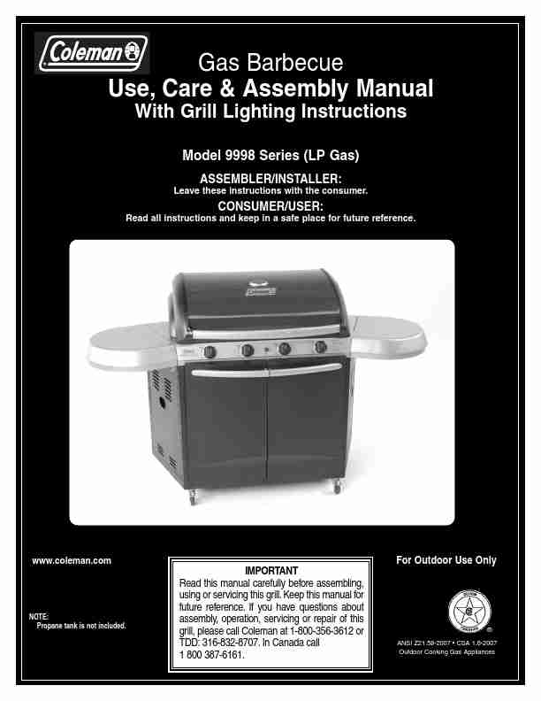 Coleman Gas Grill 9998 Series-page_pdf